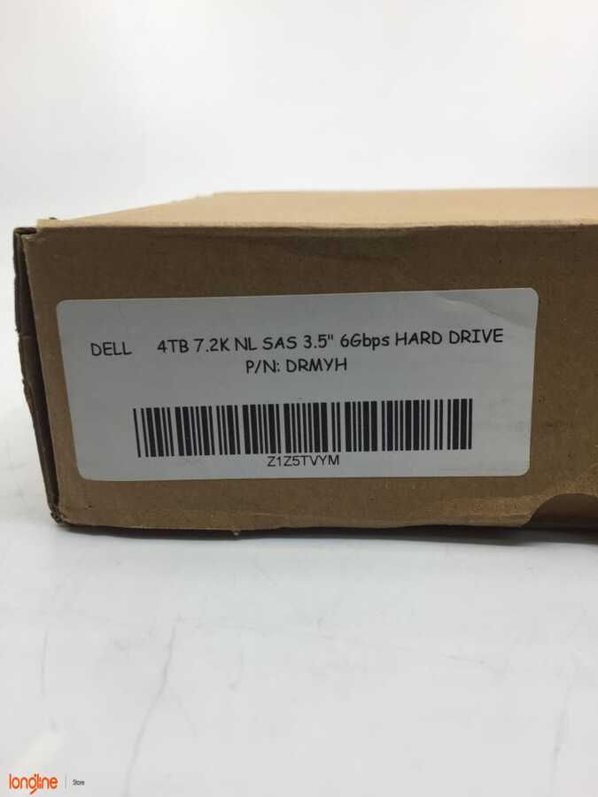İkinci El HDD 4TB 7.2K 6G SAS 3.5 HARD DRIVE DRMYH