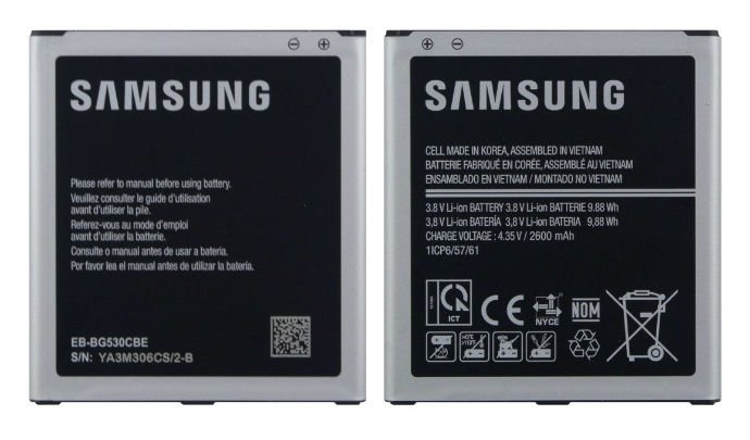 Samsung Orijinal Galaxy GH43-04372A 4.35V 2600mAh 9.88Wh Cep Telefonu Batarya Pil