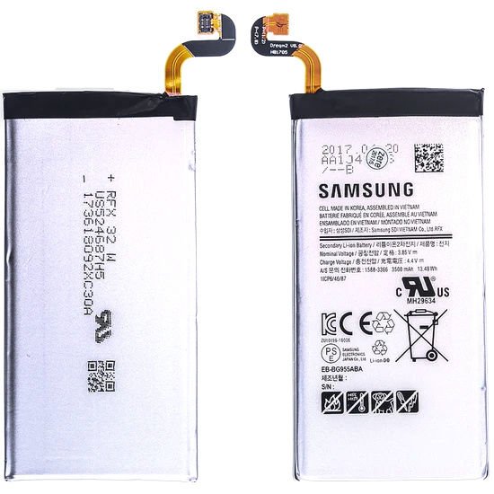 Samsung Orijinal Galaxy S8 Plus G955 4.4V 3500mAh 13.48Wh Cep Telefonu Batarya Pil